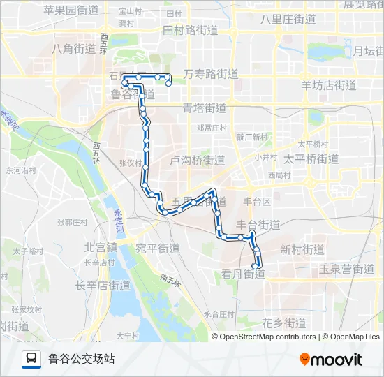 546 Bus Line Map