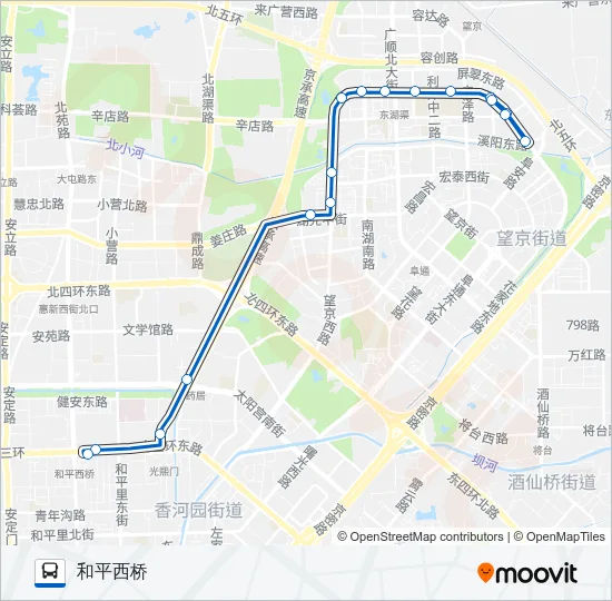 547 Bus Line Map