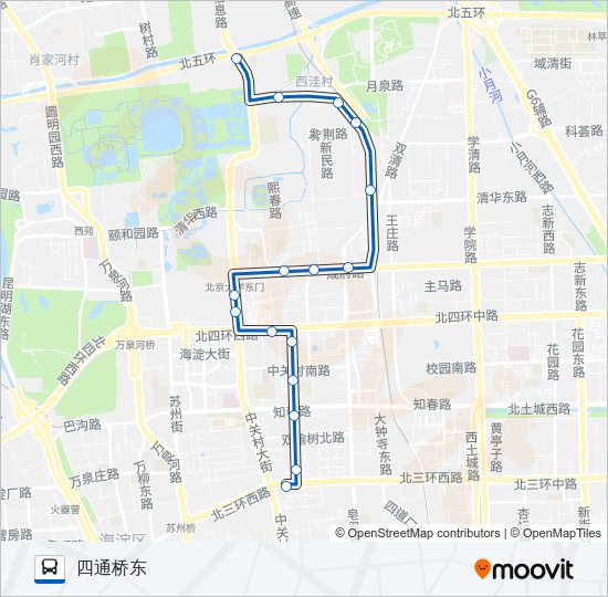 公交549路的线路图