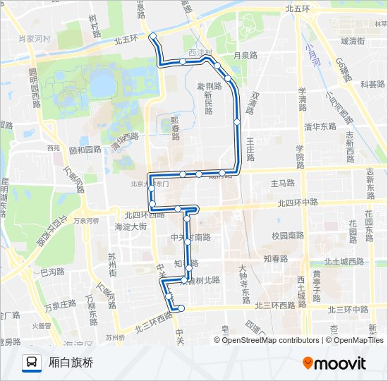 公交549路的线路图