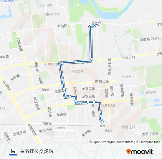 551 Bus Line Map