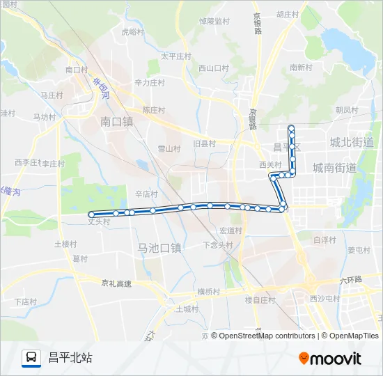 559 Bus Line Map