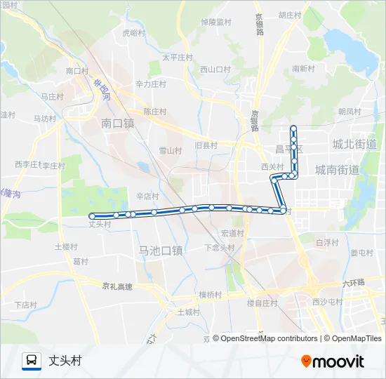 559 Bus Line Map