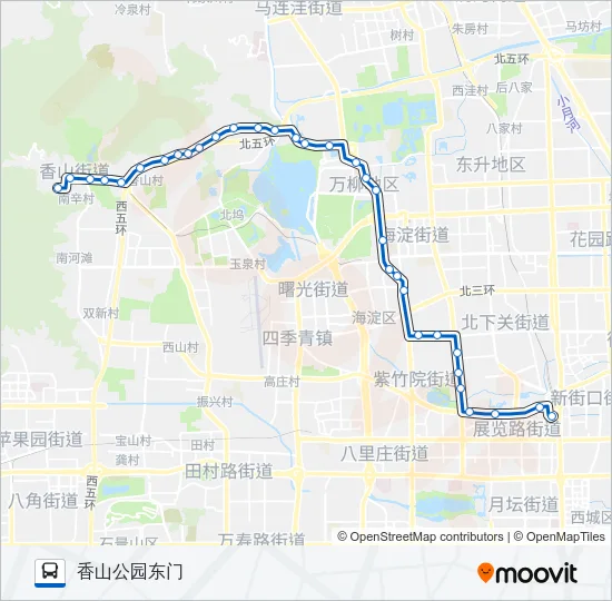 563 Bus Line Map