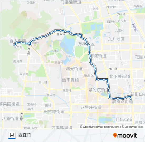 563 Bus Line Map