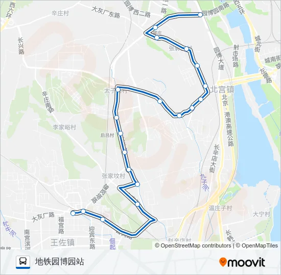 565 Bus Line Map