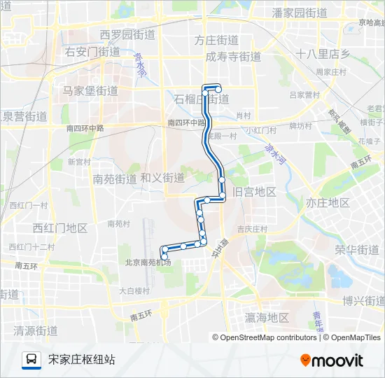 576 Bus Line Map