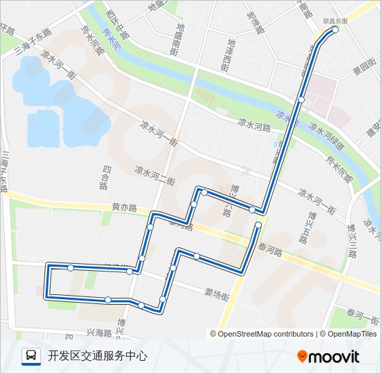 公交578路的线路图
