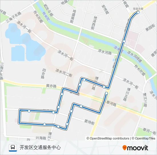 578 Bus Line Map
