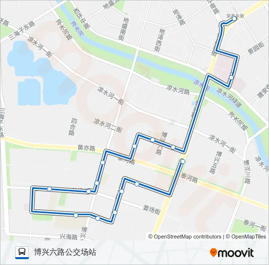 578 Bus Line Map
