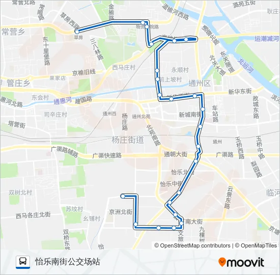 582 Bus Line Map