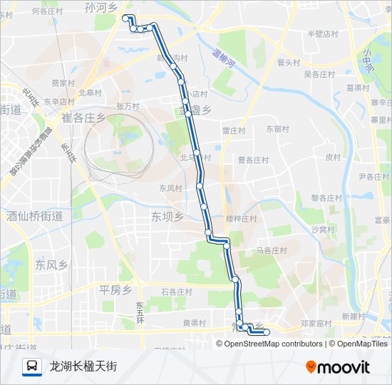 公交586路的线路图