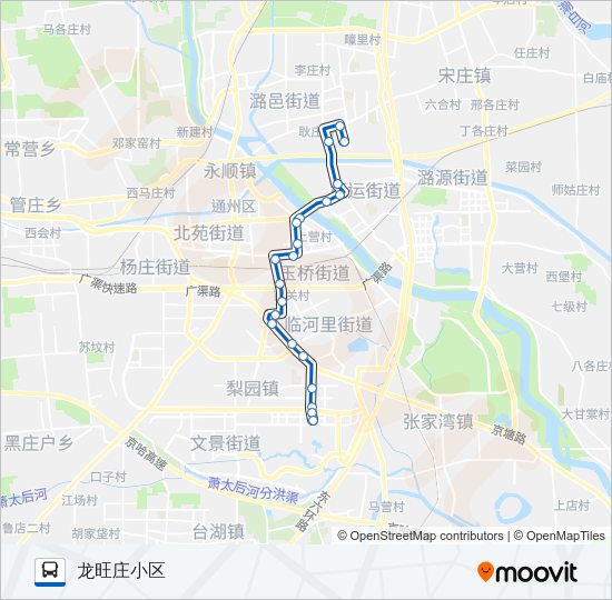 公交589路的线路图