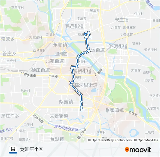 589 Bus Line Map