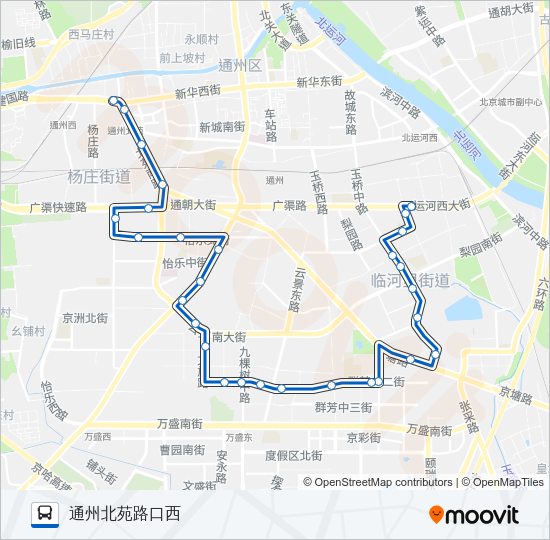 公交591路的线路图