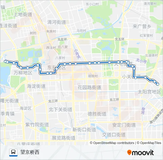 594 Bus Line Map