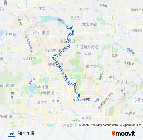 607 Bus Line Map