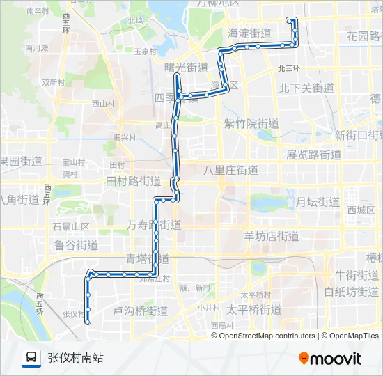 611 Bus Line Map