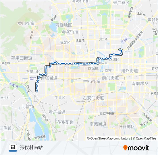 公交612路的线路图