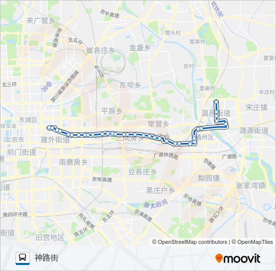 公交615路的线路图