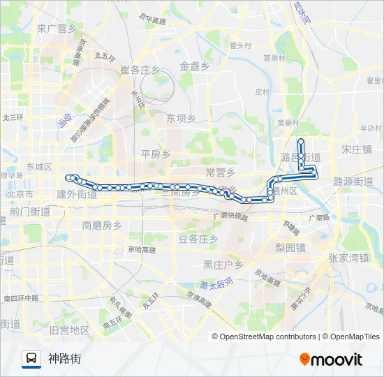 615 Bus Line Map