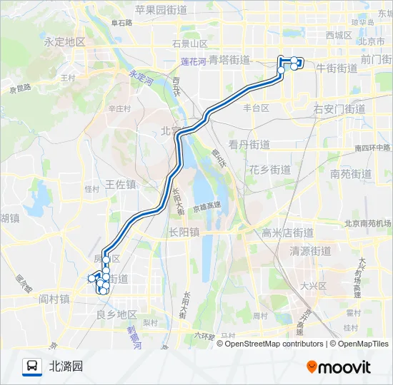 616 Bus Line Map