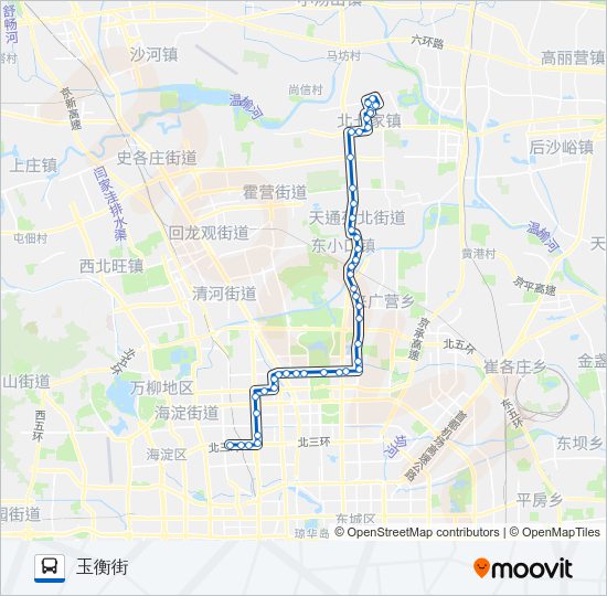 公交617路的线路图