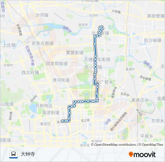 617 Bus Line Map
