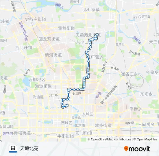 620 Bus Line Map