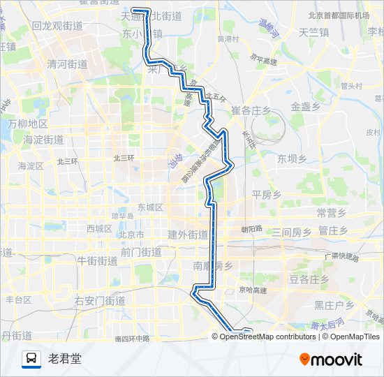 公交621路的线路图