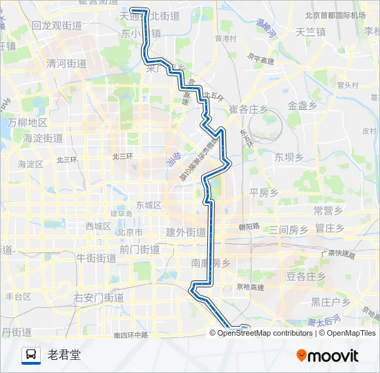 621 Bus Line Map