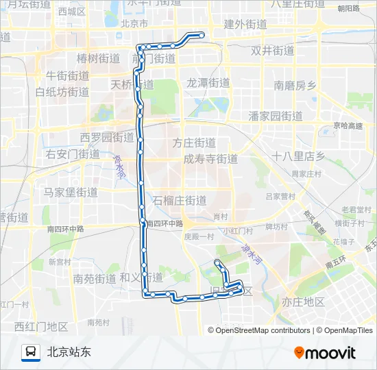 622 Bus Line Map