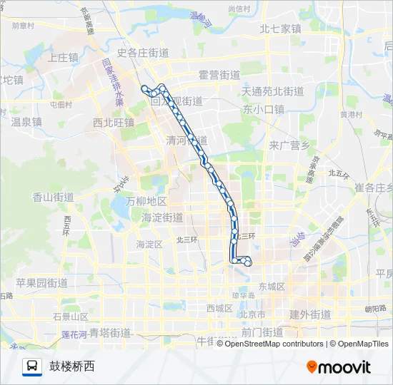625 Bus Line Map