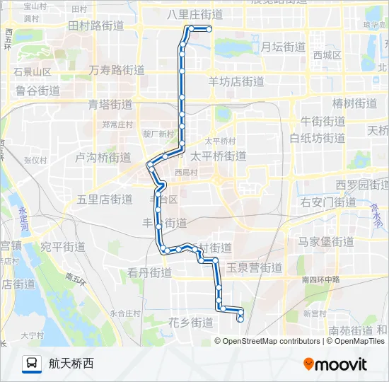 627 Bus Line Map