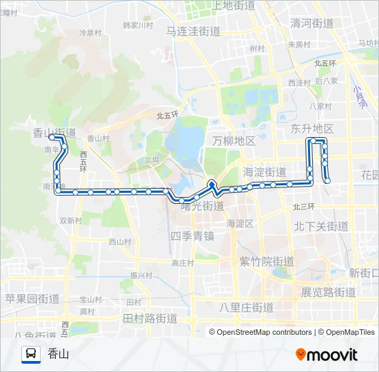 公交630路的线路图