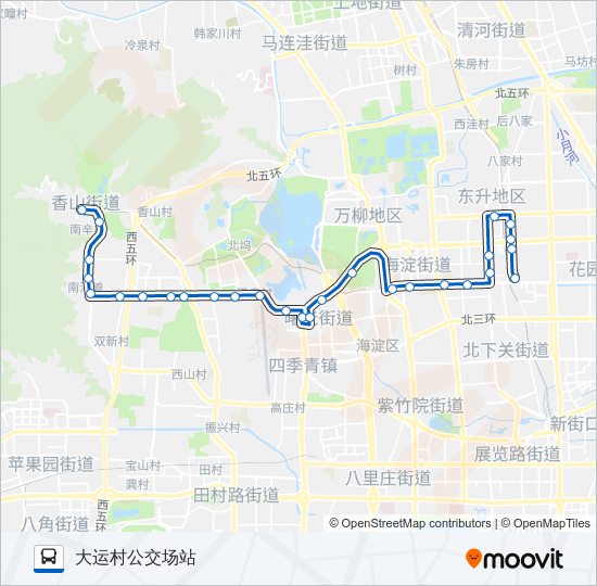 公交630路的线路图