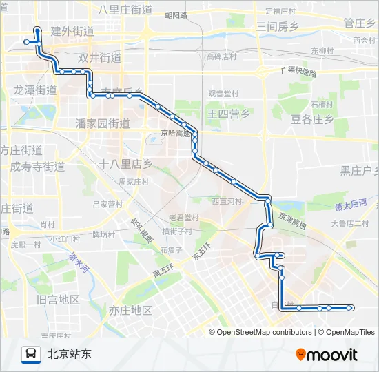637 Bus Line Map