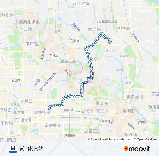 公交640路的线路图