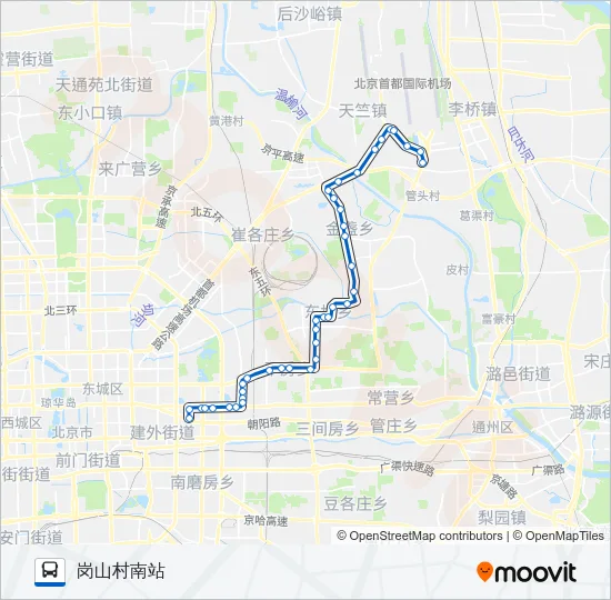 640 Bus Line Map