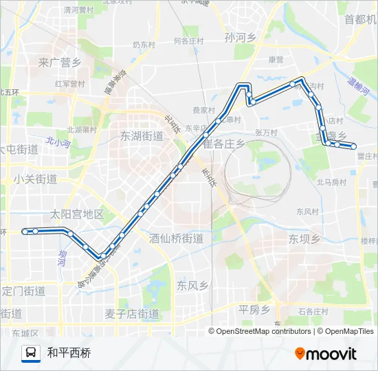 641 Bus Line Map