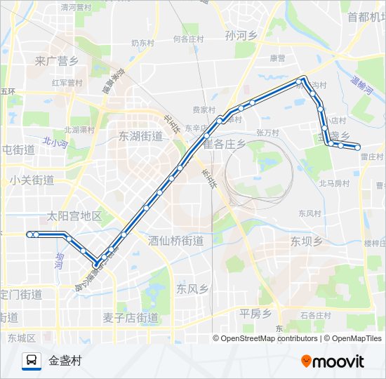 公交641路的线路图