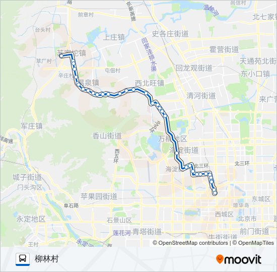 651 bus Line Map
