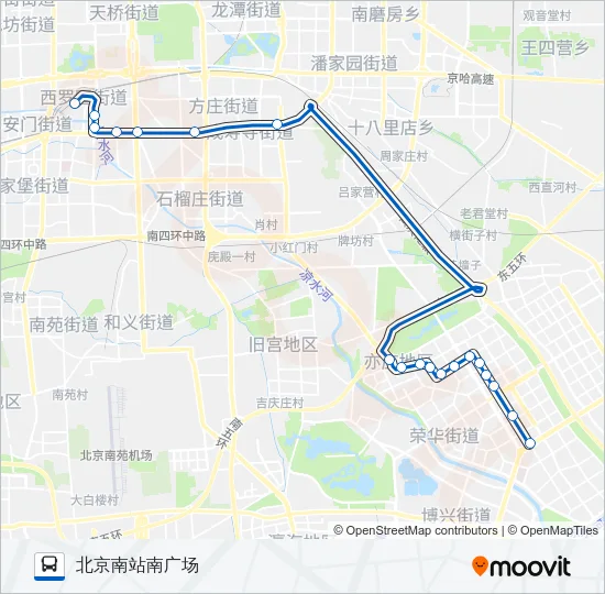 652 Bus Line Map
