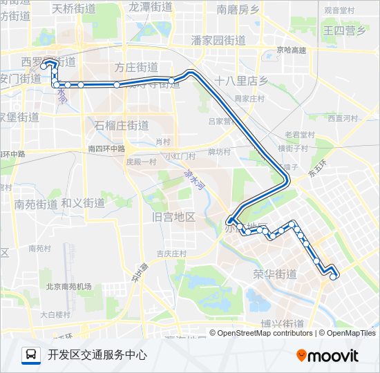 公交652路的线路图