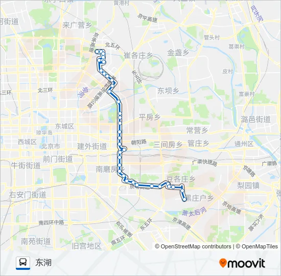 657 Bus Line Map