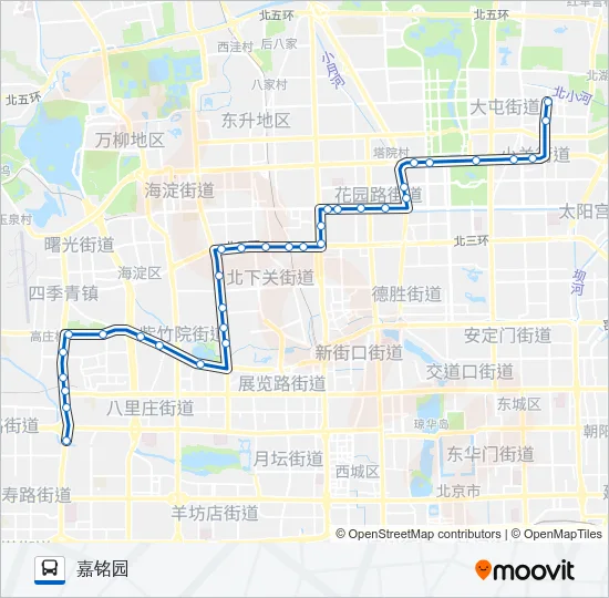 658 Bus Line Map