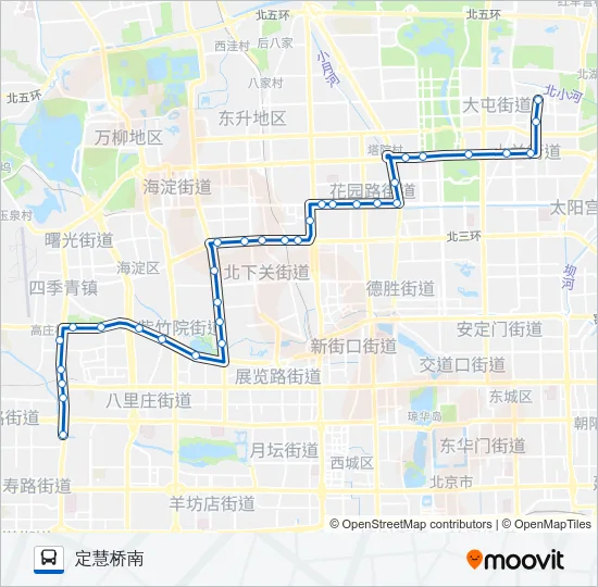 658 Bus Line Map