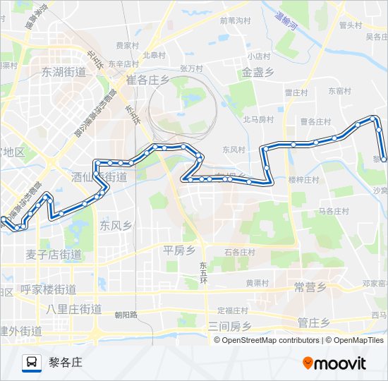 公交659路的线路图