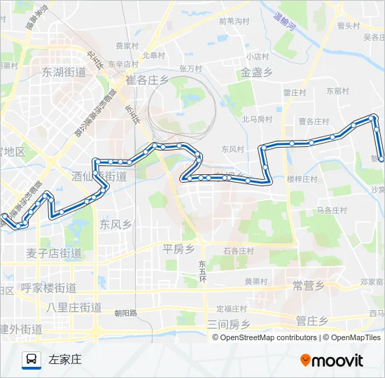 659 Bus Line Map