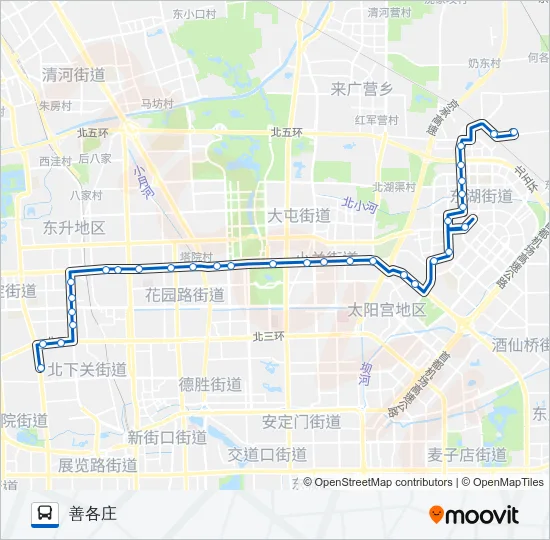 660 Bus Line Map